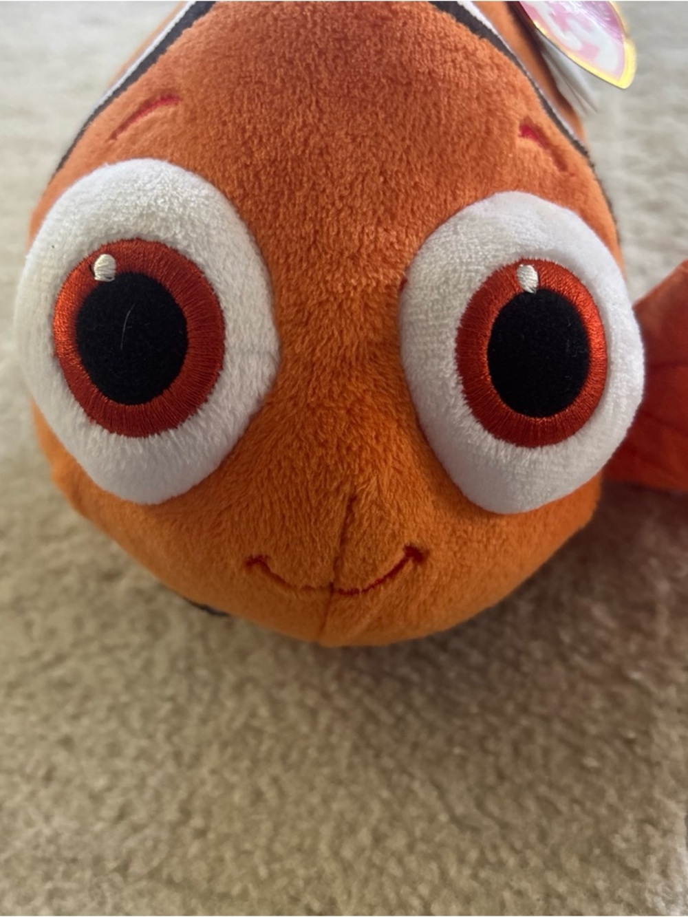 Ty Orange Nemo Plush Fish Stuffed Animal
